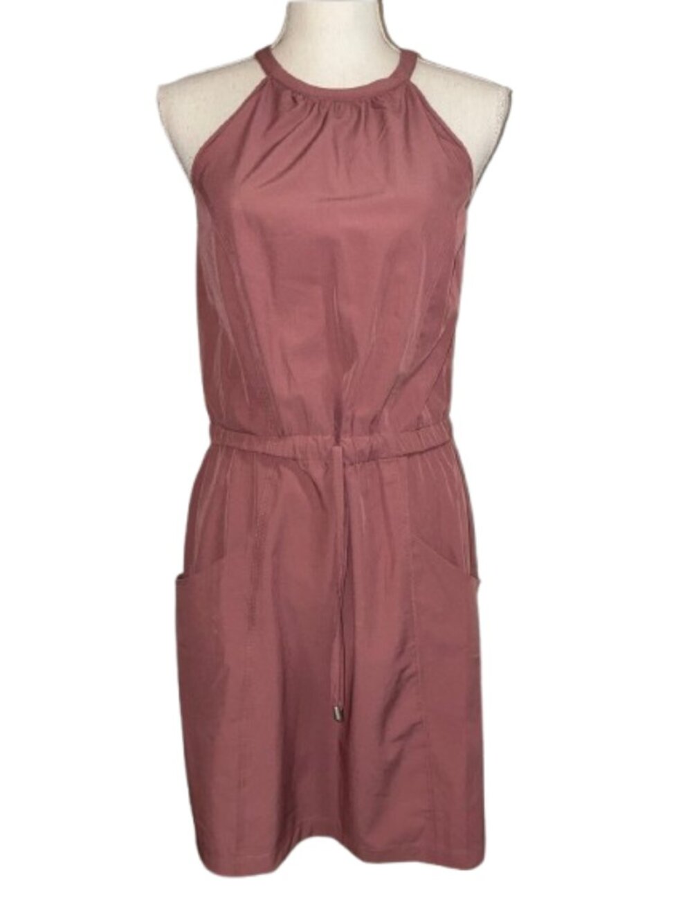 Kyodan Outdoor Women's Mauve Halter Drawstring Dress